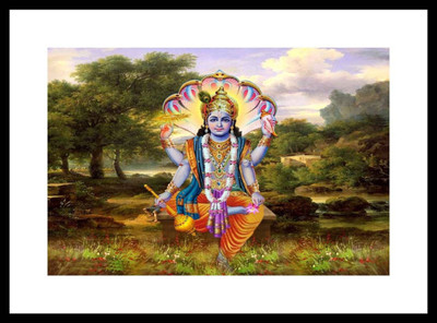

Aabhaas Vishnu Wall Poster Fine Art Print(12 inch X 18 inch, Rolled)