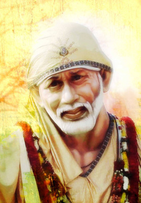 

Aabhaas Sai Baba Wall Poster Fine Art Print(12 inch X 18 inch, Rolled)