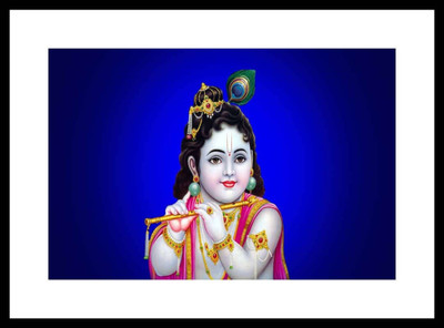 

Aabhaas Krishna Wall Poster Fine Art Print(12 inch X 18 inch, Rolled)