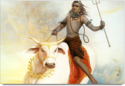 

Aabhaas Shiva Wall Poster Fine Art Print(12 inch X 18 inch, Rolled)