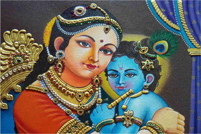 

Aabhaas Krishna Wall Poster Fine Art Print(12 inch X 18 inch, Rolled)