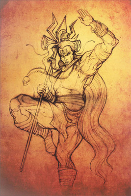 

Aabhaas Shiva Wall Poster Fine Art Print(12 inch X 18 inch, Rolled)