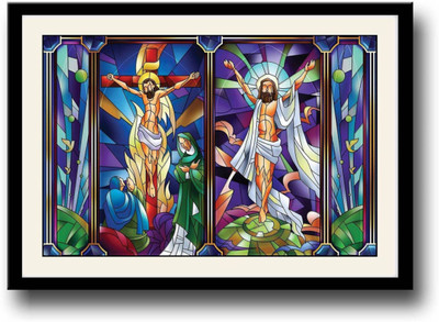 

Aabhaas Jesus Christ Wall Poster Fine Art Print(12 inch X 18 inch, Rolled)