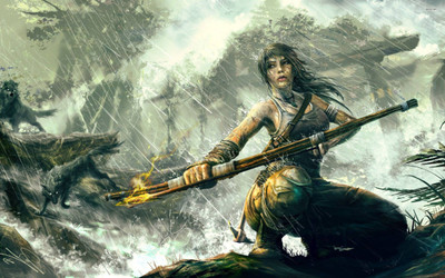

Aabhaas Tomb Raider Wall Poster Fine Art Print(12 inch X 18 inch, Rolled)