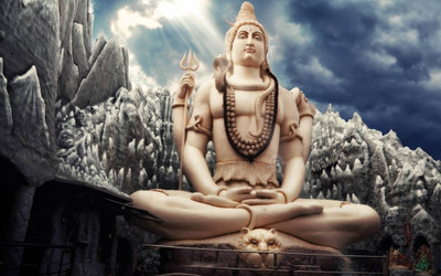 

Aabhaas Shiva Wall Poster Fine Art Print(12 inch X 18 inch, Rolled)