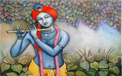 

Aabhaas Krishna Wall Poster Fine Art Print(12 inch X 18 inch, Rolled)