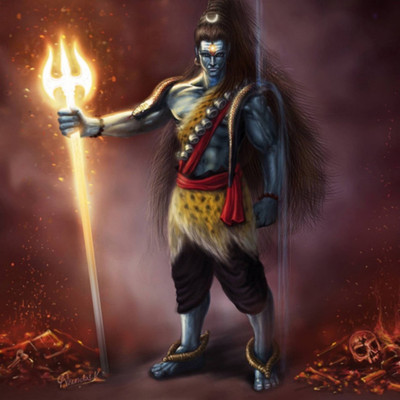 

Aabhaas Shiva Wall Poster Fine Art Print(12 inch X 18 inch, Rolled)
