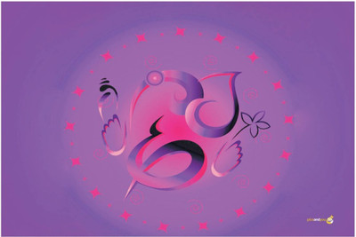 

Aabhaas Ganesha Wall Poster Fine Art Print(12 inch X 18 inch, Rolled)