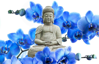 

Aabhaas Buddha Wall Poster Fine Art Print(12 inch X 18 inch, Rolled)