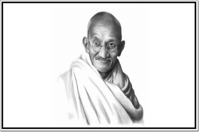 

Aabhaas Mahatma Gandhi Wall Poster Fine Art Print(12 inch X 18 inch, Rolled)