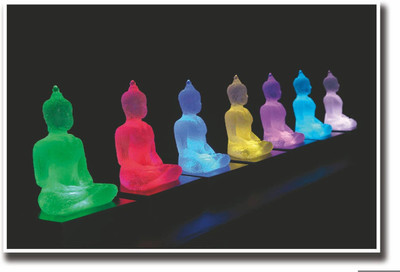 

Aabhaas Buddha Wall Poster Fine Art Print(12 inch X 18 inch, Rolled)