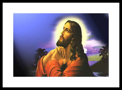 

Aabhaas Jesus Christ Wall Poster Fine Art Print(12 inch X 18 inch, Rolled)