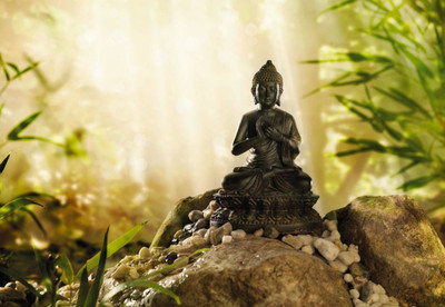 

Aabhaas Buddha Wall Poster Fine Art Print(12 inch X 18 inch, Rolled)