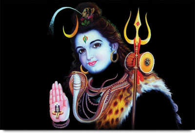

Aabhaas Shiva Wall Poster Fine Art Print(12 inch X 18 inch, Rolled)