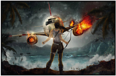 

Aabhaas Tomb Raider Wall Poster Fine Art Print(12 inch X 18 inch, Rolled)