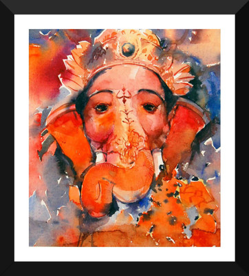 

Aabhaas Ganesha Wall Poster Fine Art Print(12 inch X 18 inch, Rolled)