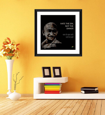 

Aabhaas Mahatma Gandhi Wall Poster Fine Art Print(12 inch X 18 inch, Rolled)