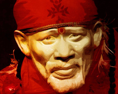 

Aabhaas Sai Baba Wall Poster Fine Art Print(12 inch X 18 inch, Rolled)