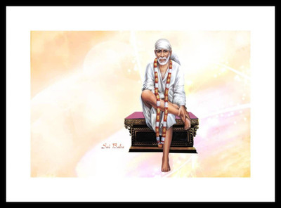

Aabhaas Sai Baba Wall Poster Fine Art Print(12 inch X 18 inch, Rolled)