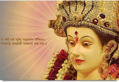

Aabhaas Mata Lakshmi Wall Poster Fine Art Print(12 inch X 18 inch, Rolled)