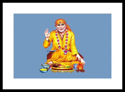 

Aabhaas Sai Baba Wall Poster Fine Art Print(12 inch X 18 inch, Rolled)
