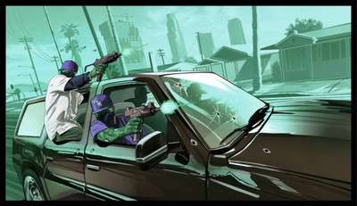 

Akhuratha GTA - Grand Theft Auto Fine Quality Wall Poster Paper Print(12 inch X 18 inch, Rolled)