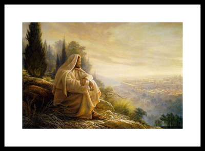 

Aabhaas Jesus Christ Wall Poster Fine Art Print(12 inch X 18 inch, Rolled)