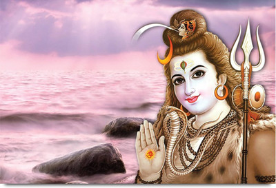 

Aabhaas Shiva Wall Poster Fine Art Print(12 inch X 18 inch, Rolled)