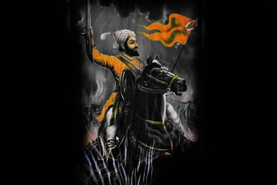 

Aabhaas Shivaji Wall Poster Fine Art Print(12 inch X 18 inch, Rolled)
