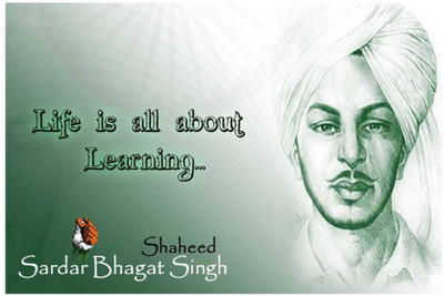 

Aabhaas Bhagat Singh Wall Poster Fine Art Print(12 inch X 18 inch, Rolled)
