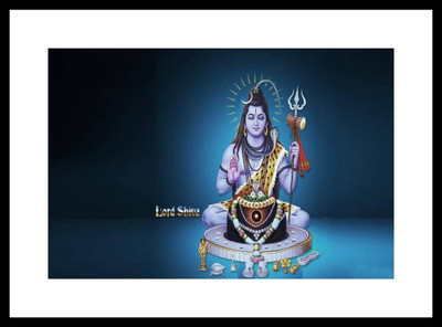 

Aabhaas Shiva Wall Poster Fine Art Print(12 inch X 18 inch, Rolled)