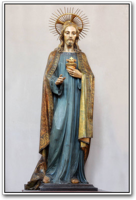 

Aabhaas Jesus Christ Wall Poster Fine Art Print(12 inch X 18 inch, Rolled)