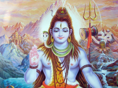 

Aabhaas Shiva Wall Poster Fine Art Print(12 inch X 18 inch, Rolled)
