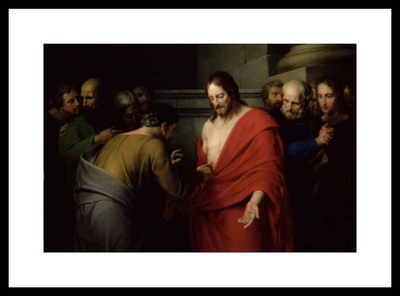 

Aabhaas Jesus Christ Wall Poster Fine Art Print(12 inch X 18 inch, Rolled)