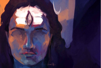 

Aabhaas Shiva Wall Poster Fine Art Print(12 inch X 18 inch, Rolled)
