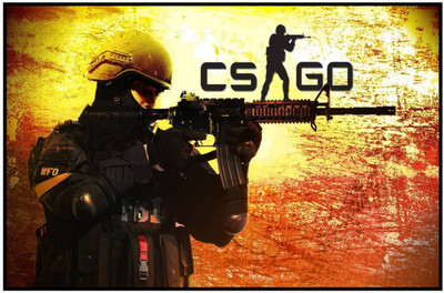 

Aabhaas Counter Strike Wall Poster Fine Art Print(12 inch X 18 inch, Rolled)