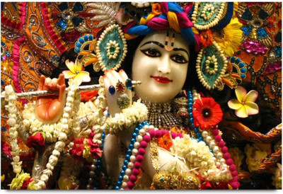 

Aabhaas Radha Krishna Wall Poster Fine Art Print(12 inch X 18 inch, Rolled)