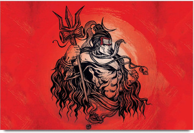 

Aabhaas Shiva Wall Poster Fine Art Print(12 inch X 18 inch, Rolled)