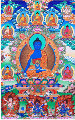 

Aabhaas Buddha Wall Poster Fine Art Print(12 inch X 18 inch, Rolled)