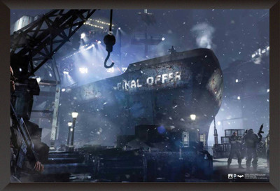 

Aabhaas Batman Arkham Origins Wall Poster Fine Art Print(12 inch X 18 inch, Rolled)