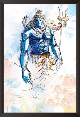 

Aabhaas Shiva Wall Poster Fine Art Print(12 inch X 18 inch, Rolled)