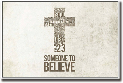 

Aabhaas Jesus Christ Wall Poster Fine Art Print(12 inch X 18 inch, Rolled)