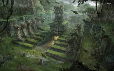 

Aabhaas Tomb Raider Wall Poster Fine Art Print(12 inch X 18 inch, Rolled)