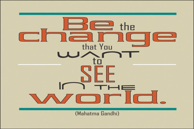 

Aabhaas Mahatma Gandhi Wall Poster Fine Art Print(12 inch X 18 inch, Rolled)