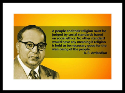 

Aabhaas B R Ambedkar Wall Poster Fine Art Print(12 inch X 18 inch, Rolled)