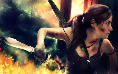 

Aabhaas Tomb Raider Wall Poster Fine Art Print(12 inch X 18 inch, Rolled)