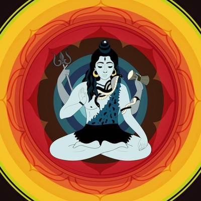 

Aabhaas Shiva Wall Poster Fine Art Print(12 inch X 18 inch, Rolled)