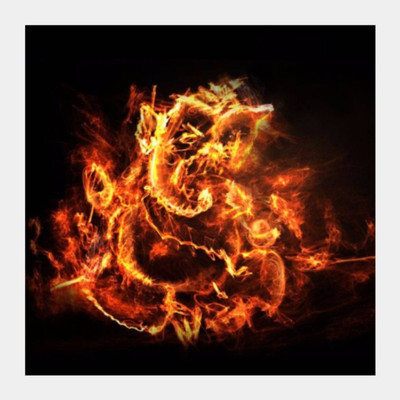 

Aabhaas Ganesha Wall Poster Fine Art Print(12 inch X 18 inch, Rolled)