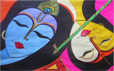 

Aabhaas Krishna Wall Poster Fine Art Print(12 inch X 18 inch, Rolled)