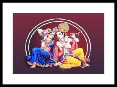 

Aabhaas Krishna Wall Poster Fine Art Print(12 inch X 18 inch, Rolled)
